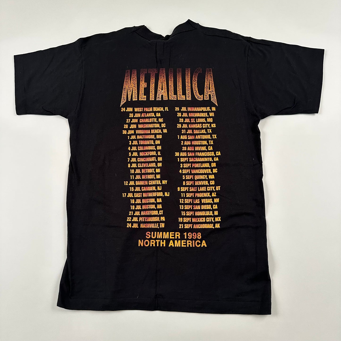 Vintage 1998 Metallica Shirt Large