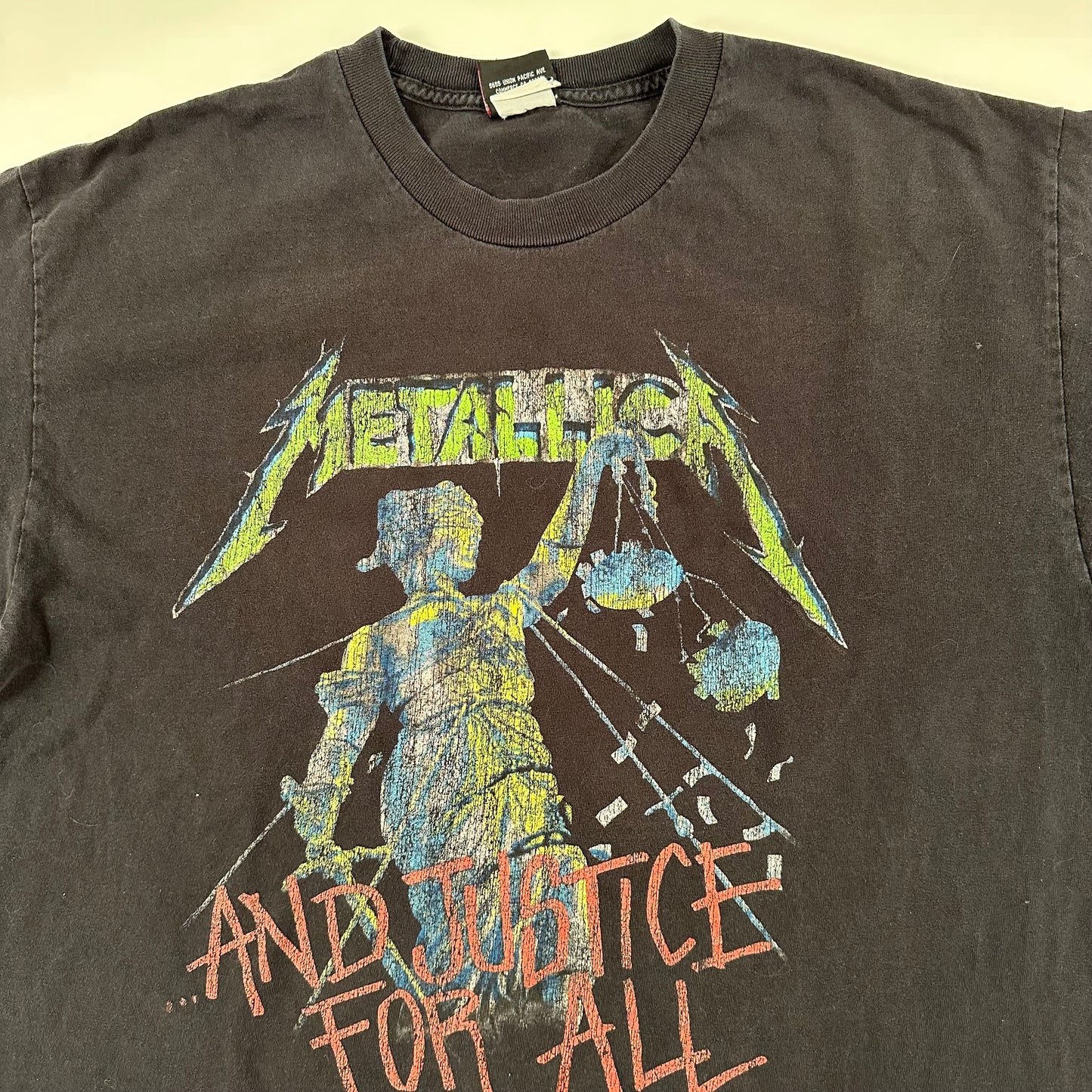 Vintage 90s Metallica Shirt XL ..And Justice For All