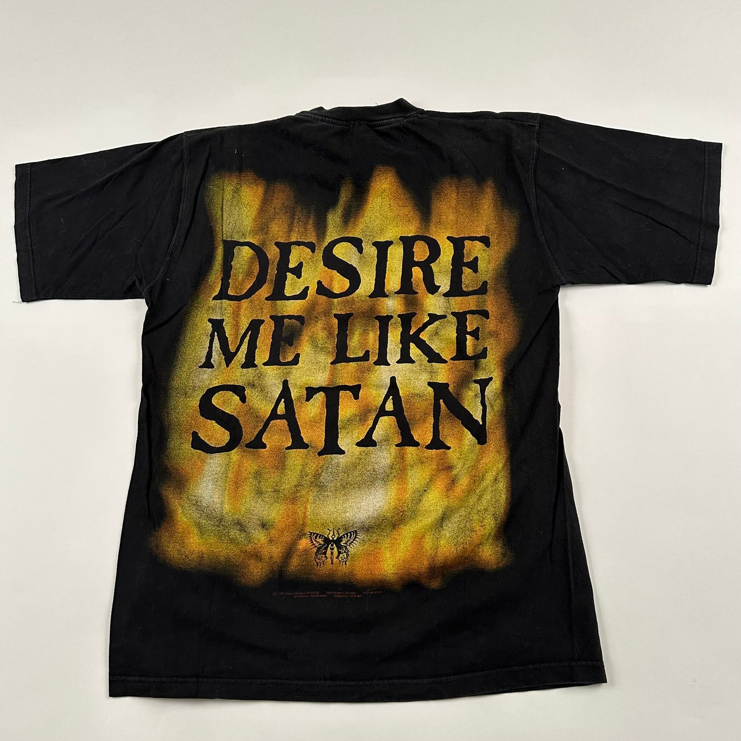 Vintage 1997 Cradle Of Filth Shirt Large Desire Me Like Satan