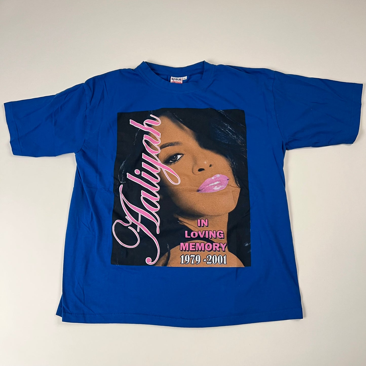 Vintage 2001 Aaliyah Shirt XL In Loving Memory