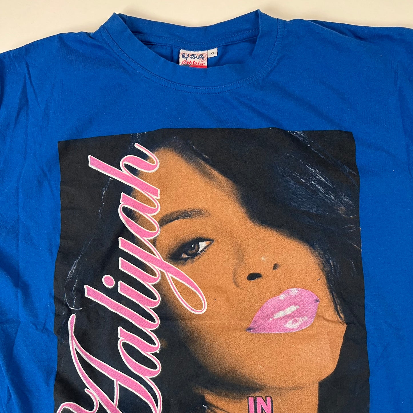 Vintage 2001 Aaliyah Shirt XL In Loving Memory