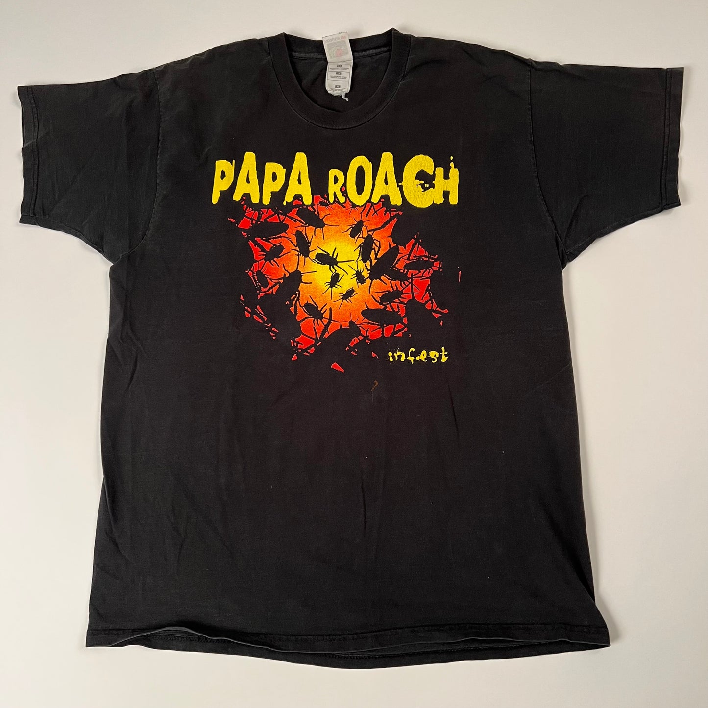 Vintage 2000s Papa Roach Shirt XL Infest