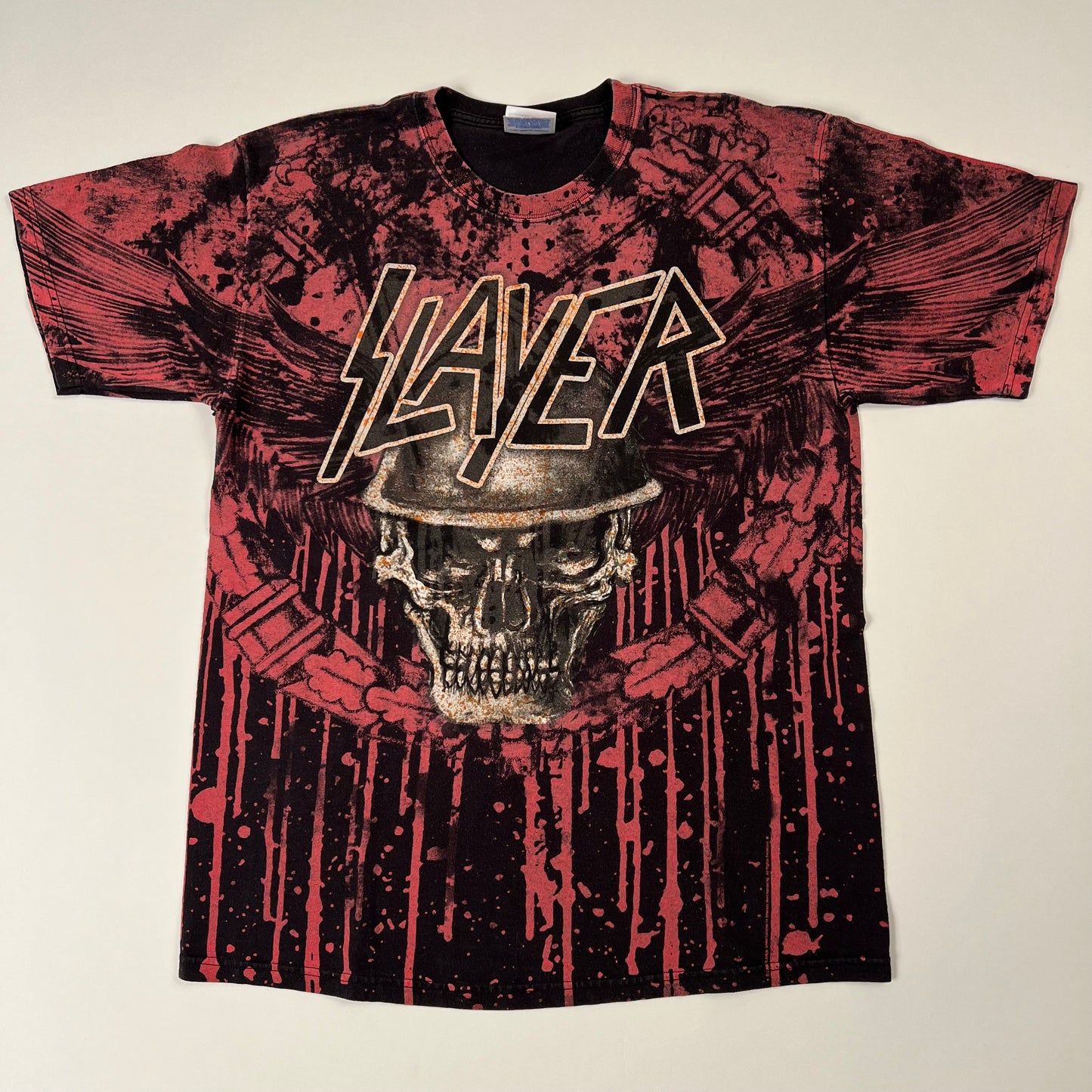 Vintage 2009 Slayer Shirt Medium All Over Print