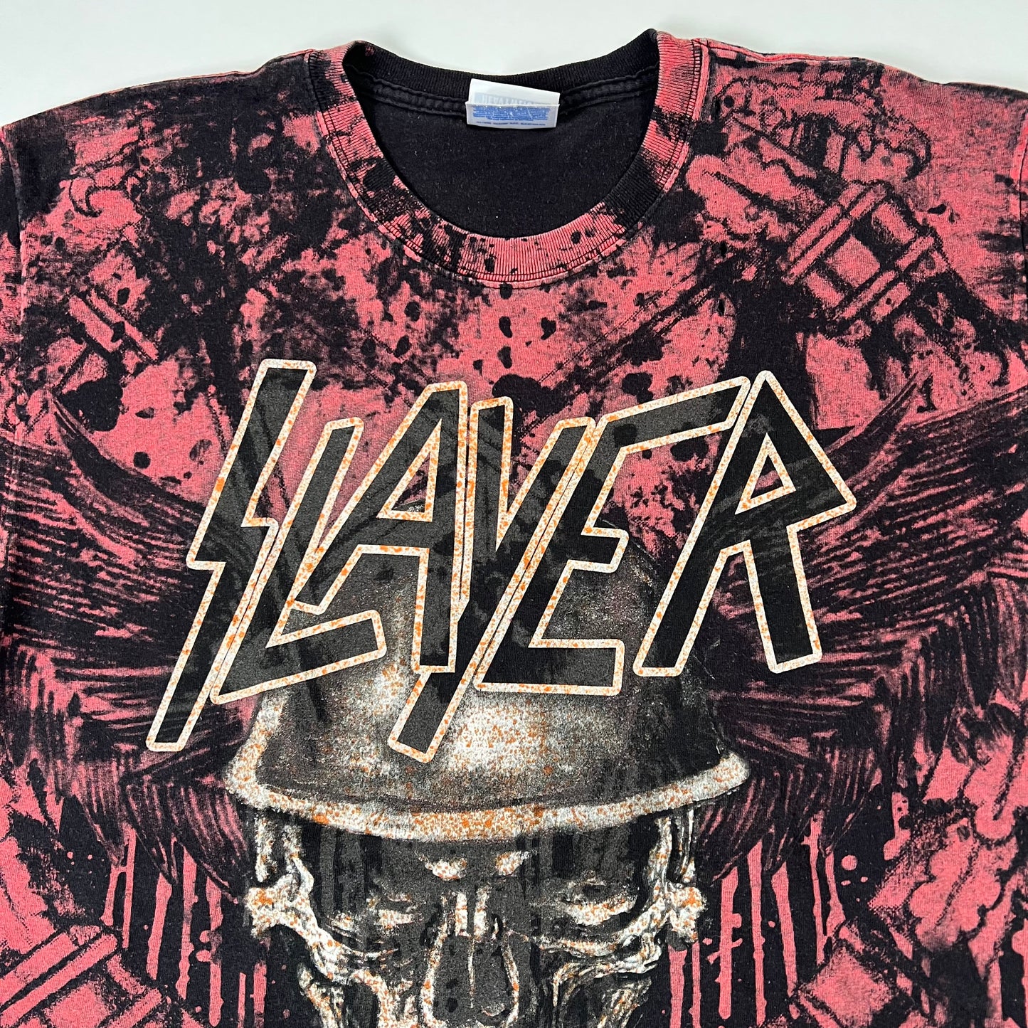 Vintage 2009 Slayer Shirt Medium All Over Print