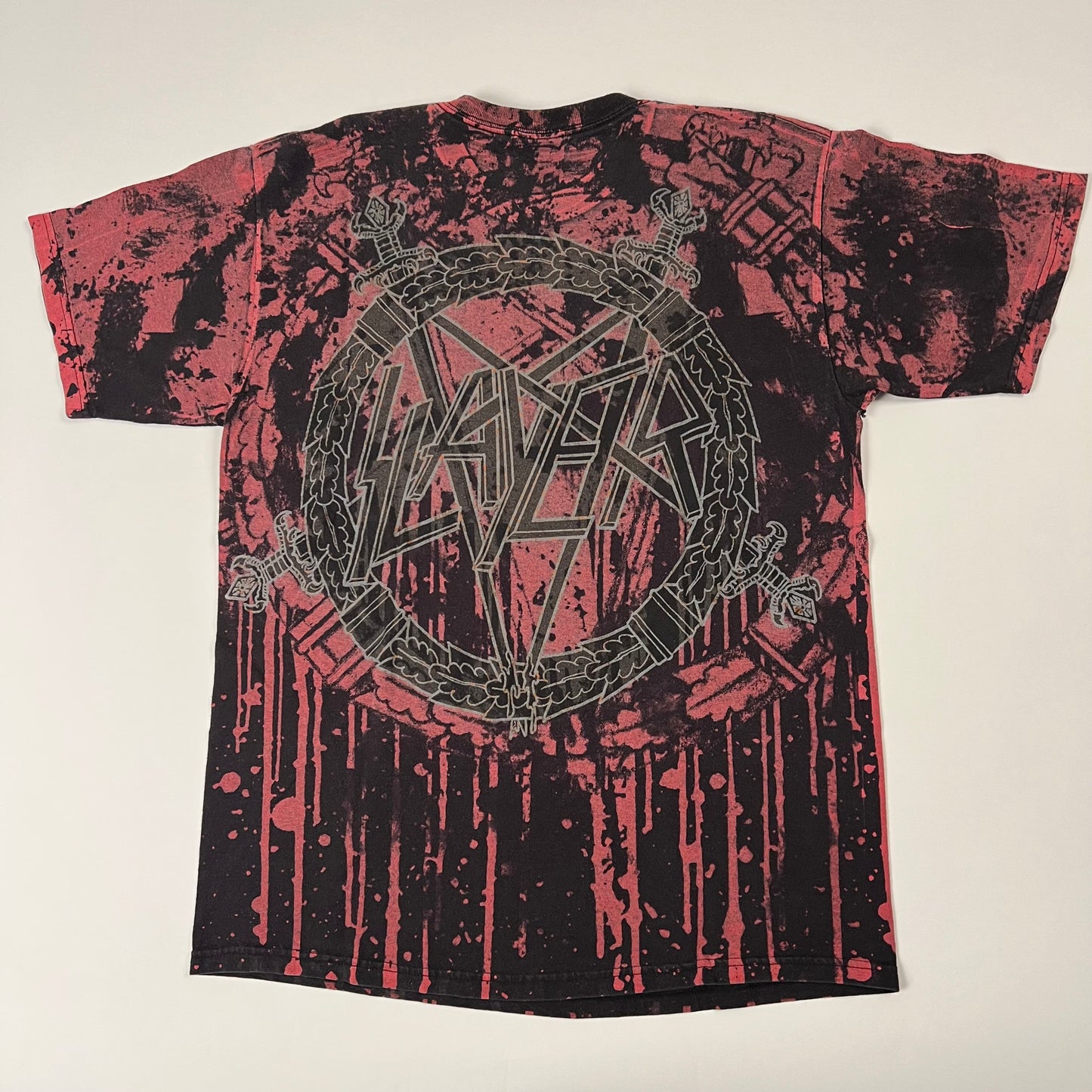 Vintage 2009 Slayer Shirt Medium All Over Print