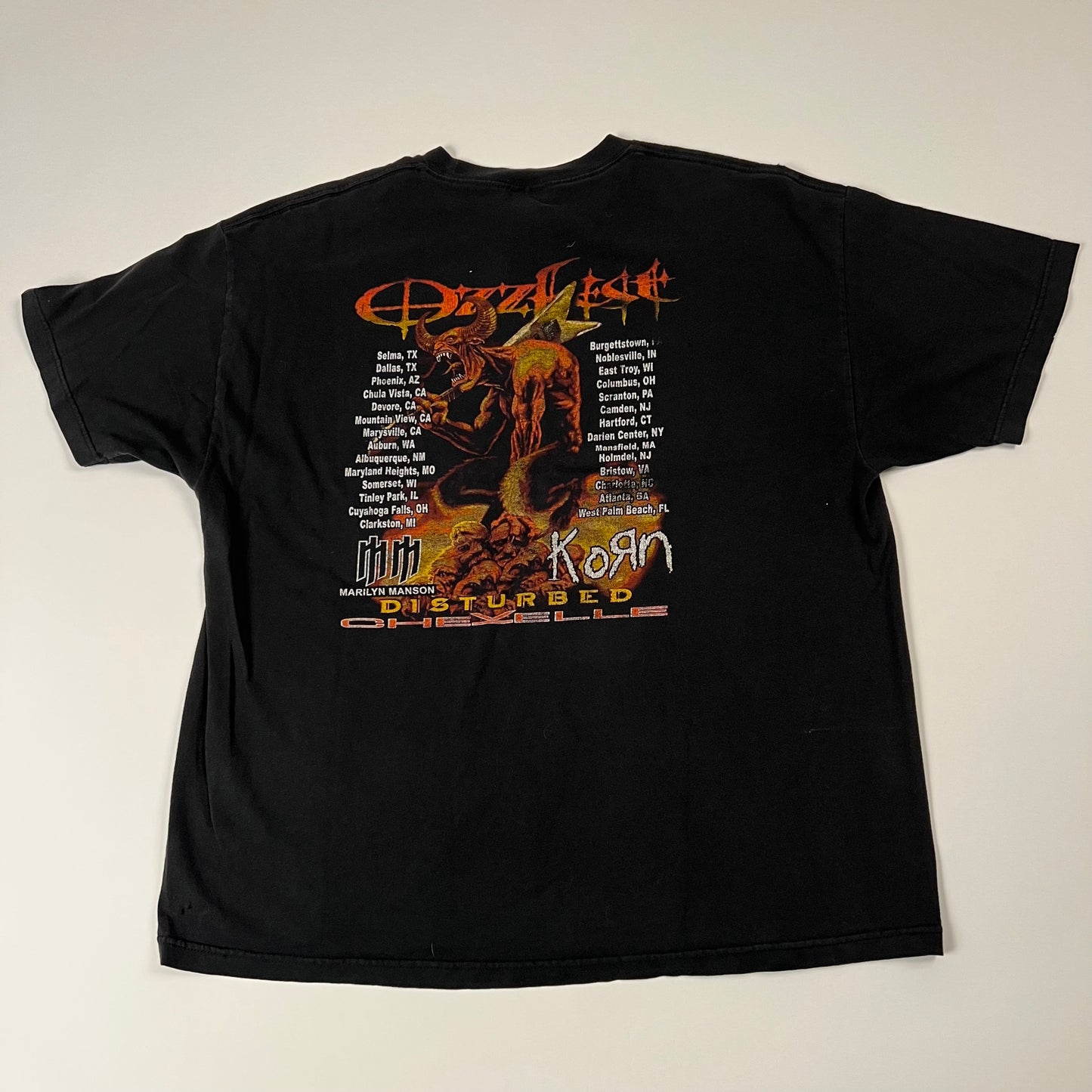 Vintage 2003 Ozzfest Shirt XXL