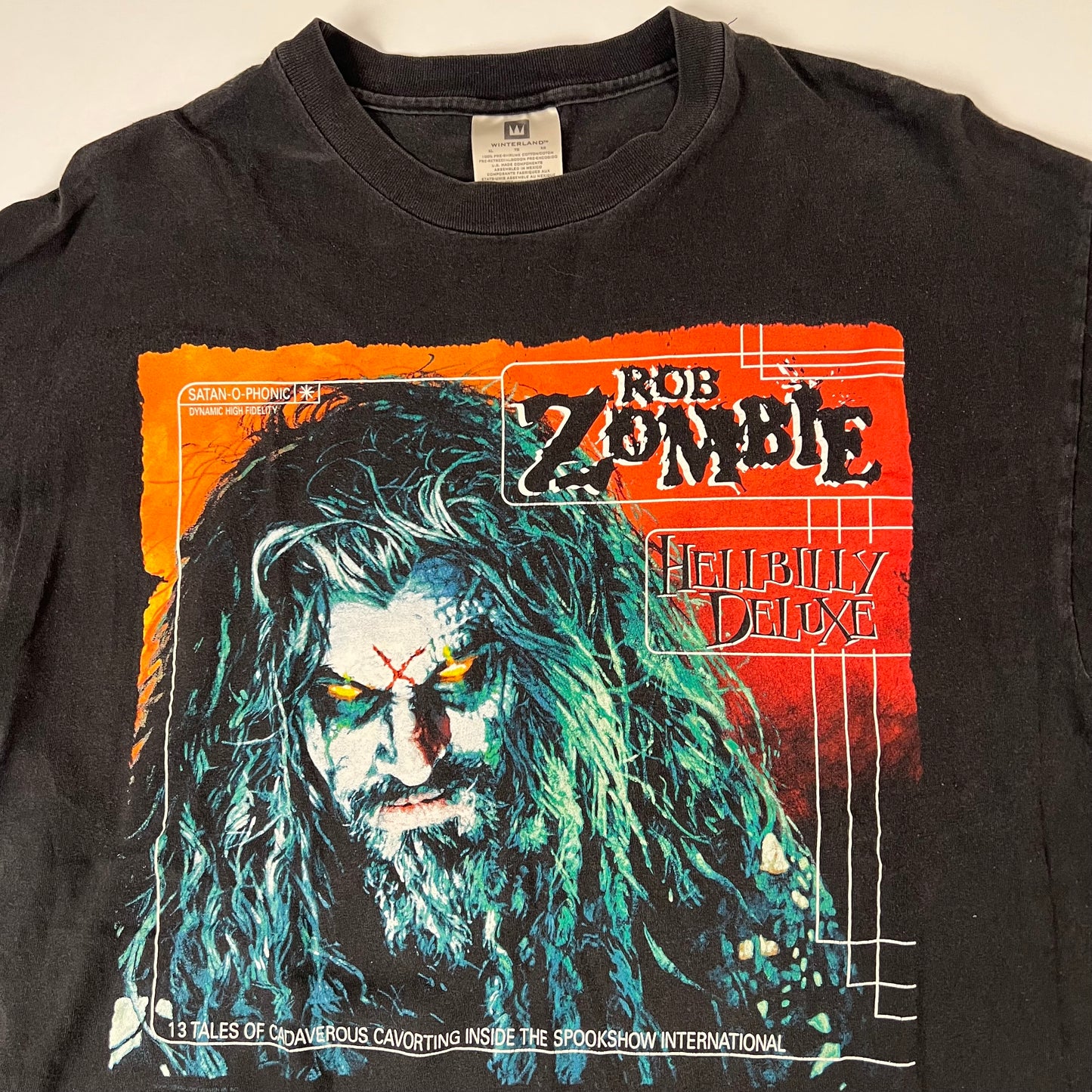 Vintage 1998 Rob Zombie Shirt XL Hellbilly Deluxe