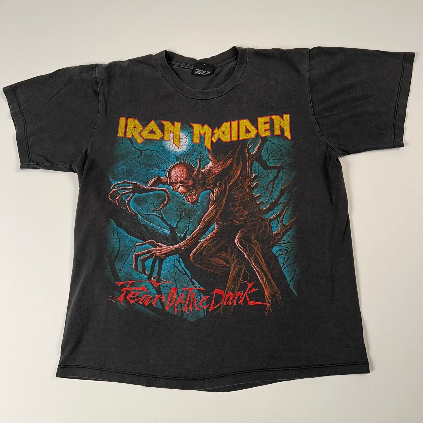 Vintage 90s Iron Maiden Shirt Large Fear Of The Dark