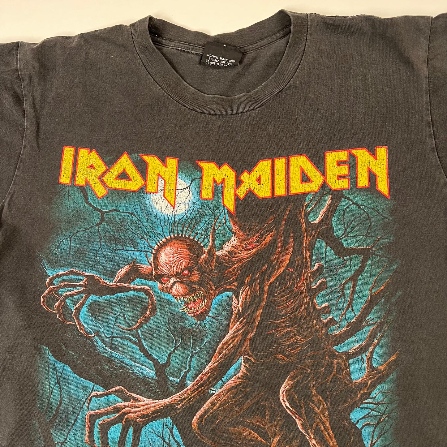 Vintage 90s Iron Maiden Shirt Large Fear Of The Dark