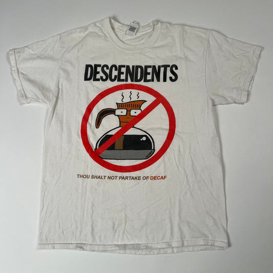 Descendents Shirt Large Thou Shalt Not Partake Of Decaf