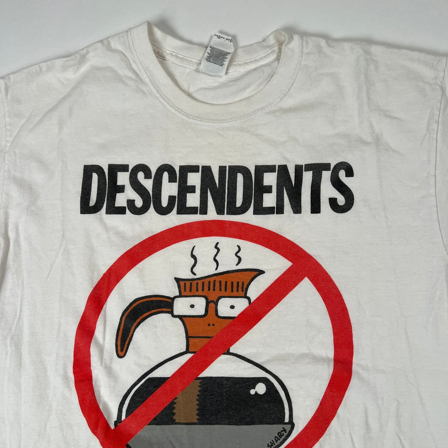 Descendents Shirt Large Thou Shalt Not Partake Of Decaf