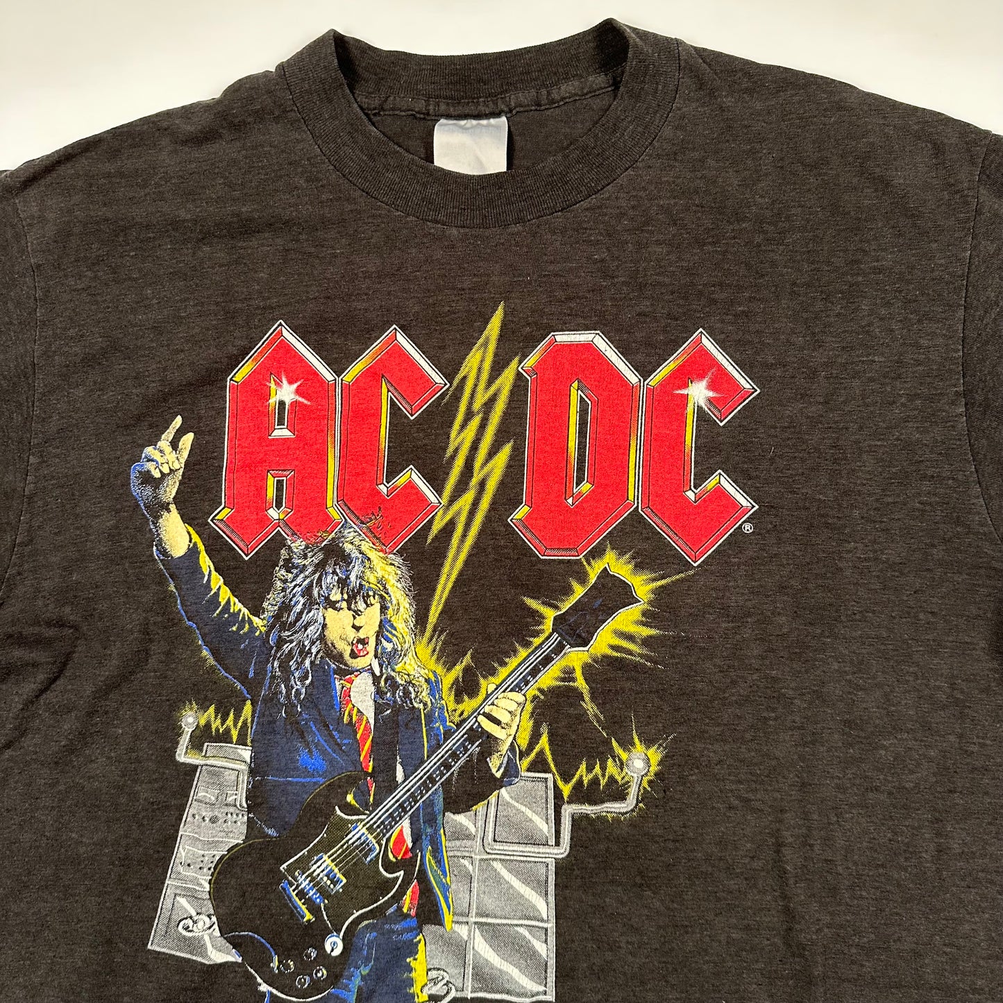 Vintage 1986 AC/DC Shirt Large Who Made Who