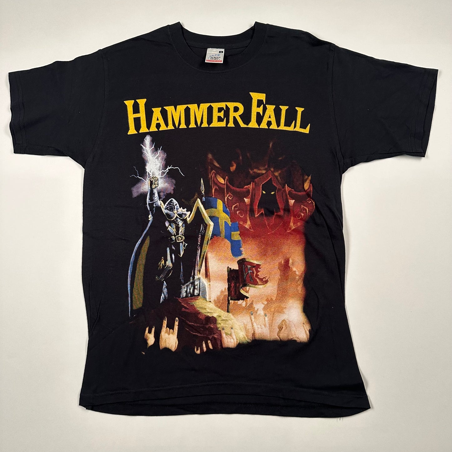 Vintage 90s Hammerfall Shirt Small