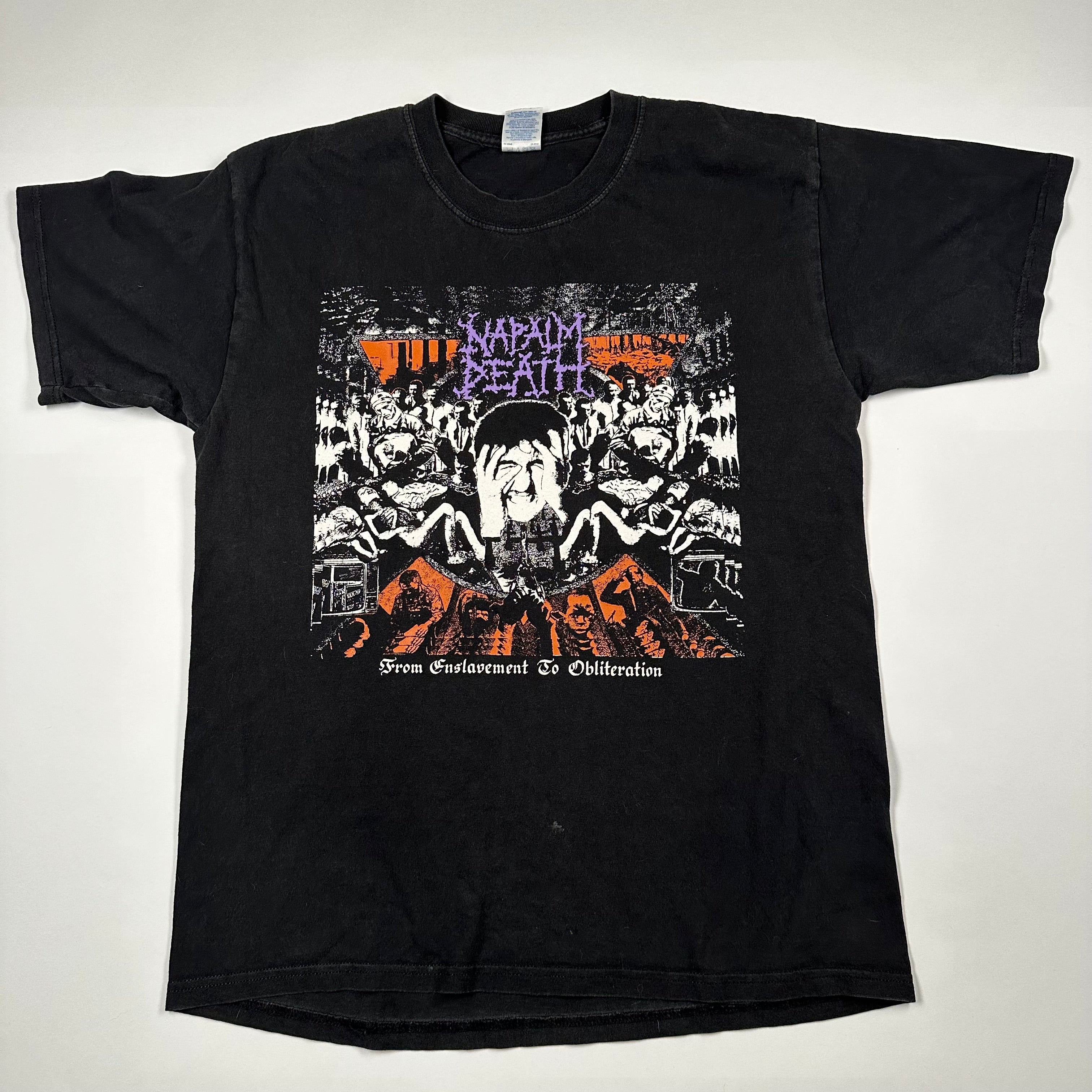 Vintage 2000s Napalm Death Shirt Large From Enslavement To Obliteratio ...