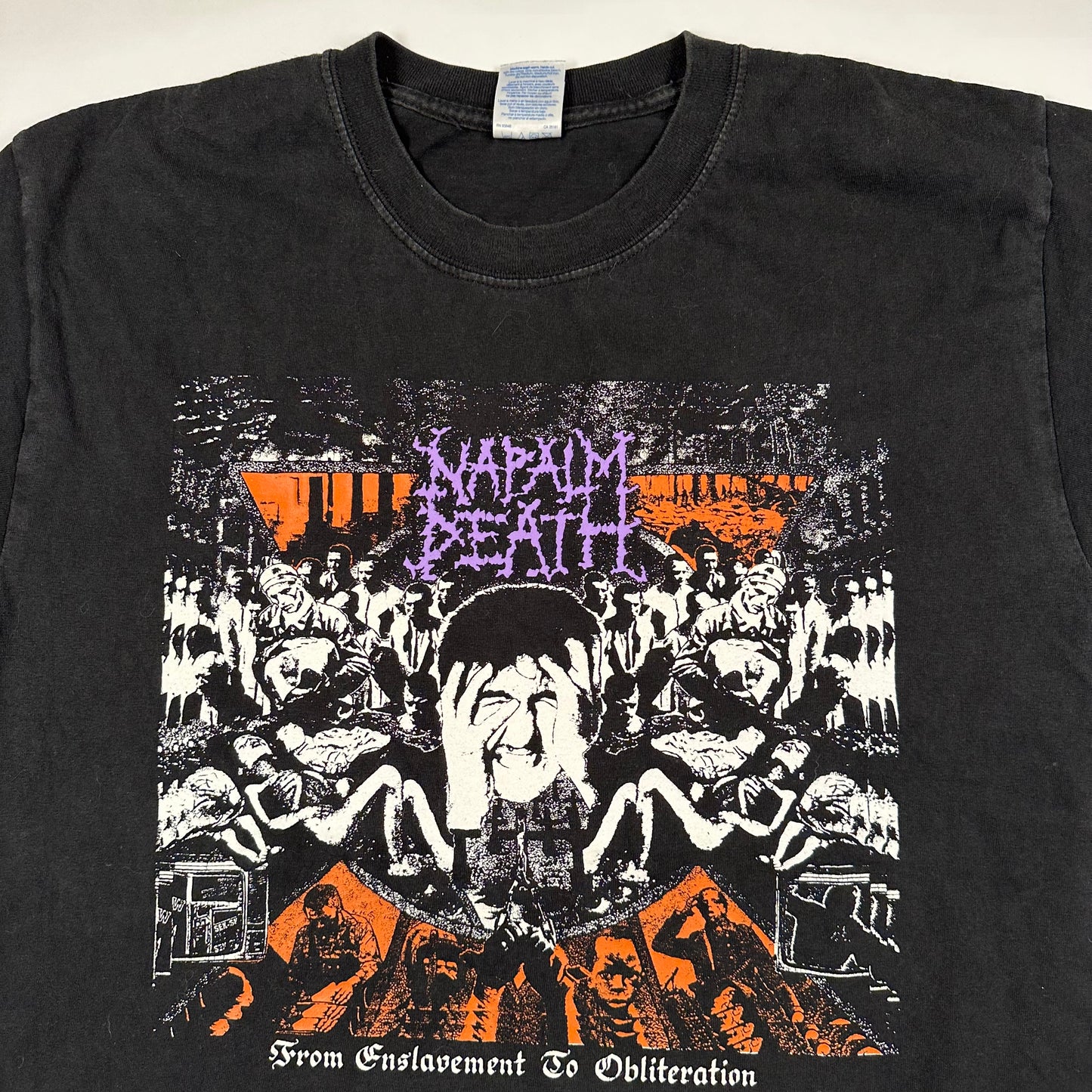 Vintage 2000s Napalm Death Shirt Large From Enslavement To Obliteration