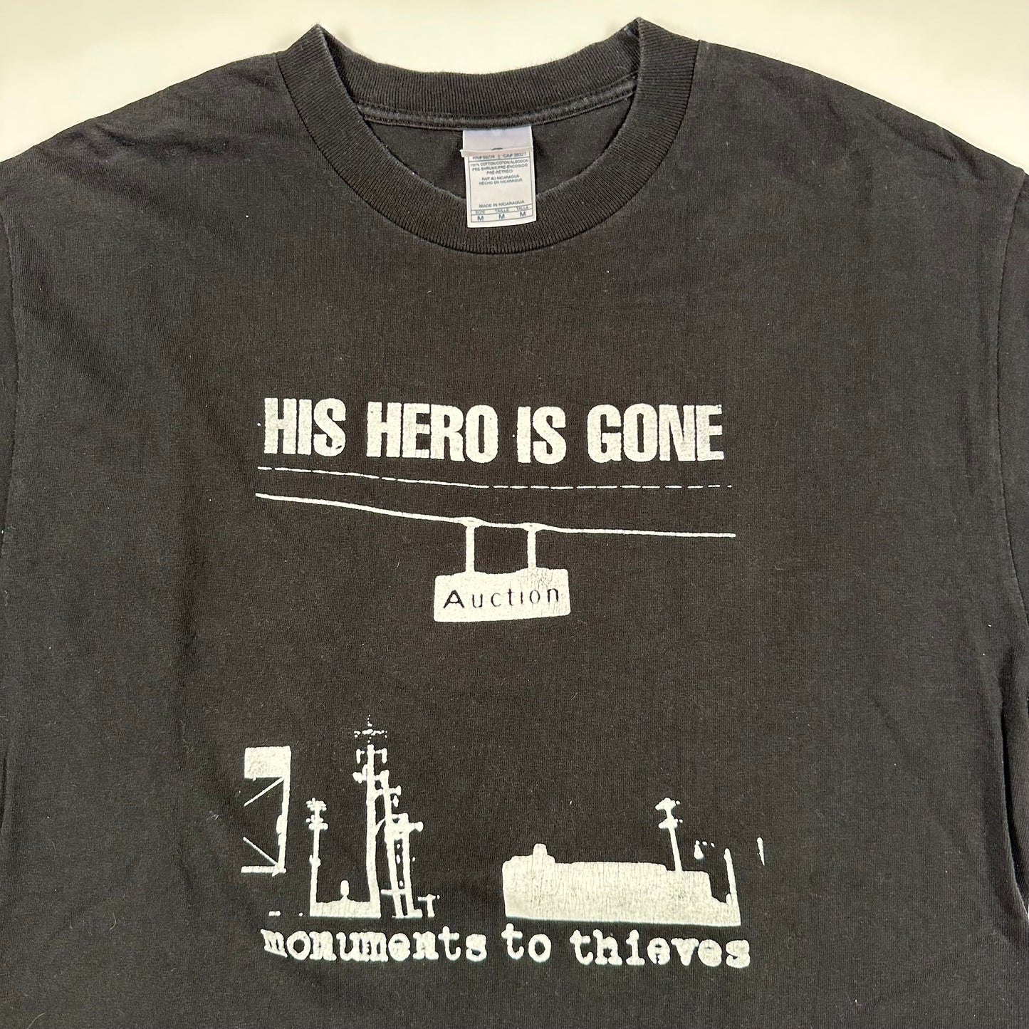 Vintage 2000s His Hero Is Gone Shirt Medium Monuments To Thieves