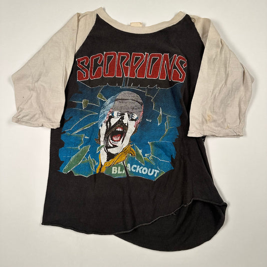 Vintage 80s Scorpions Shirt Medium Iron Maiden