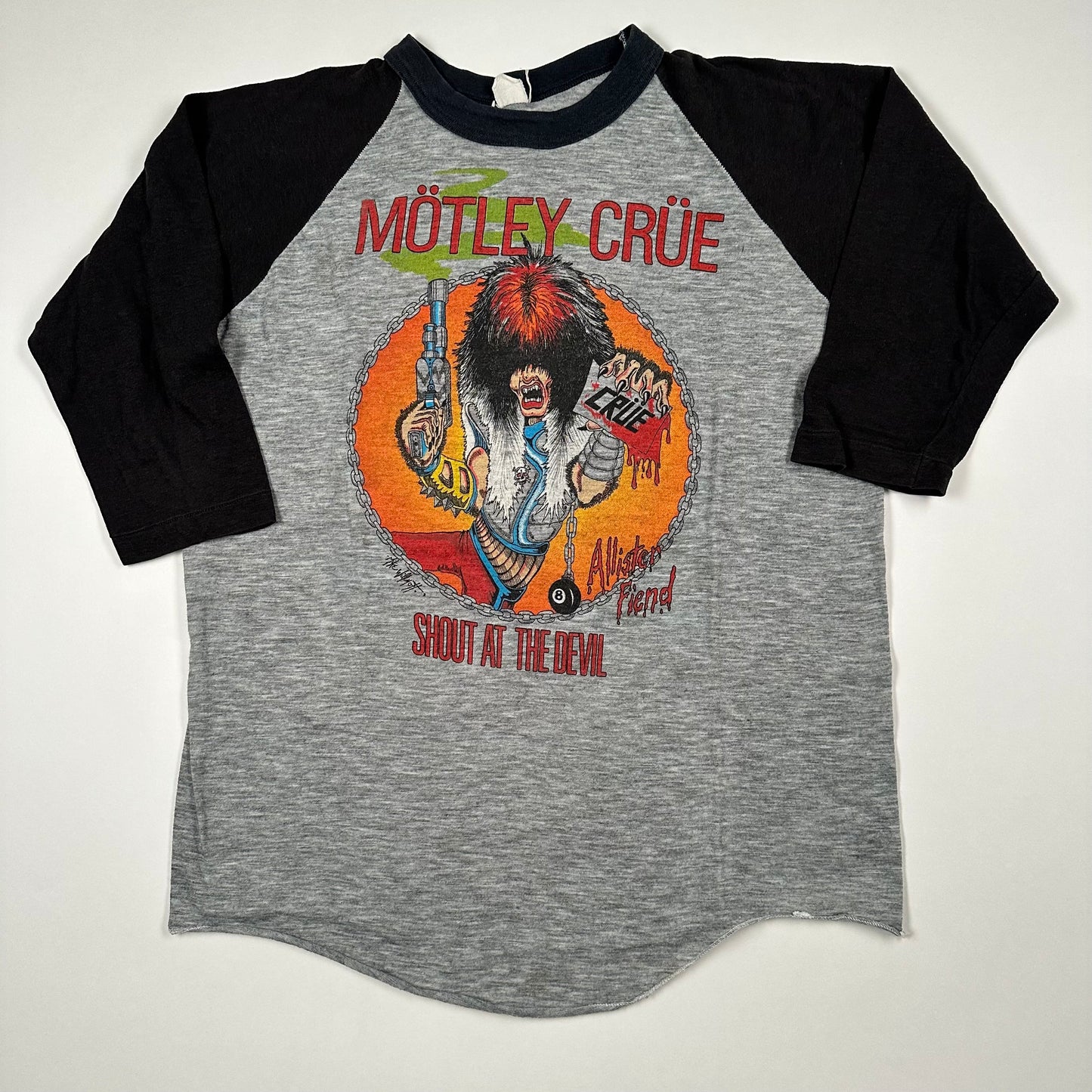 Vintage 1983 Motley Crue Shirt Large Shout At The Devil