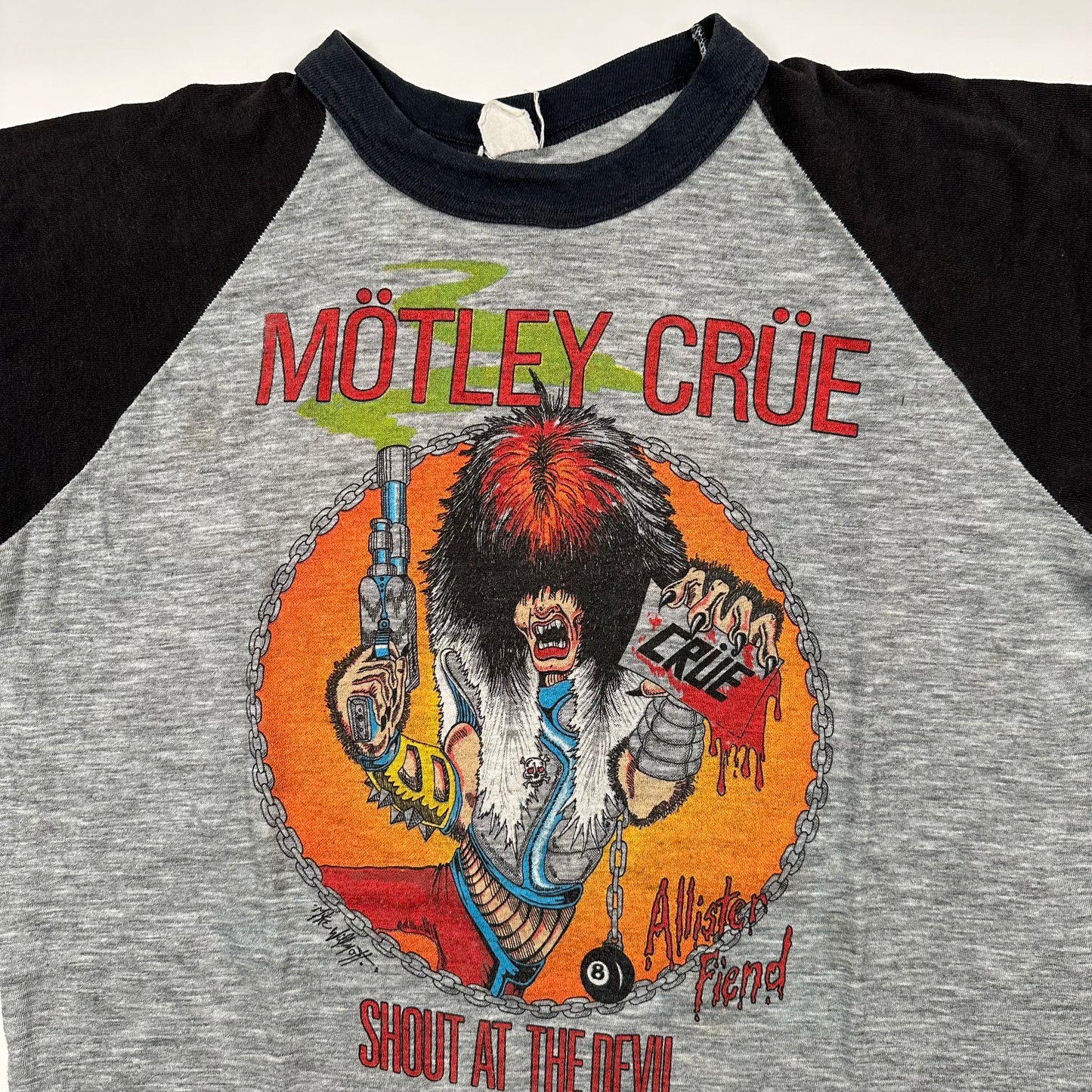 Vintage 1983 Motley Crue Shirt Large Shout At The Devil