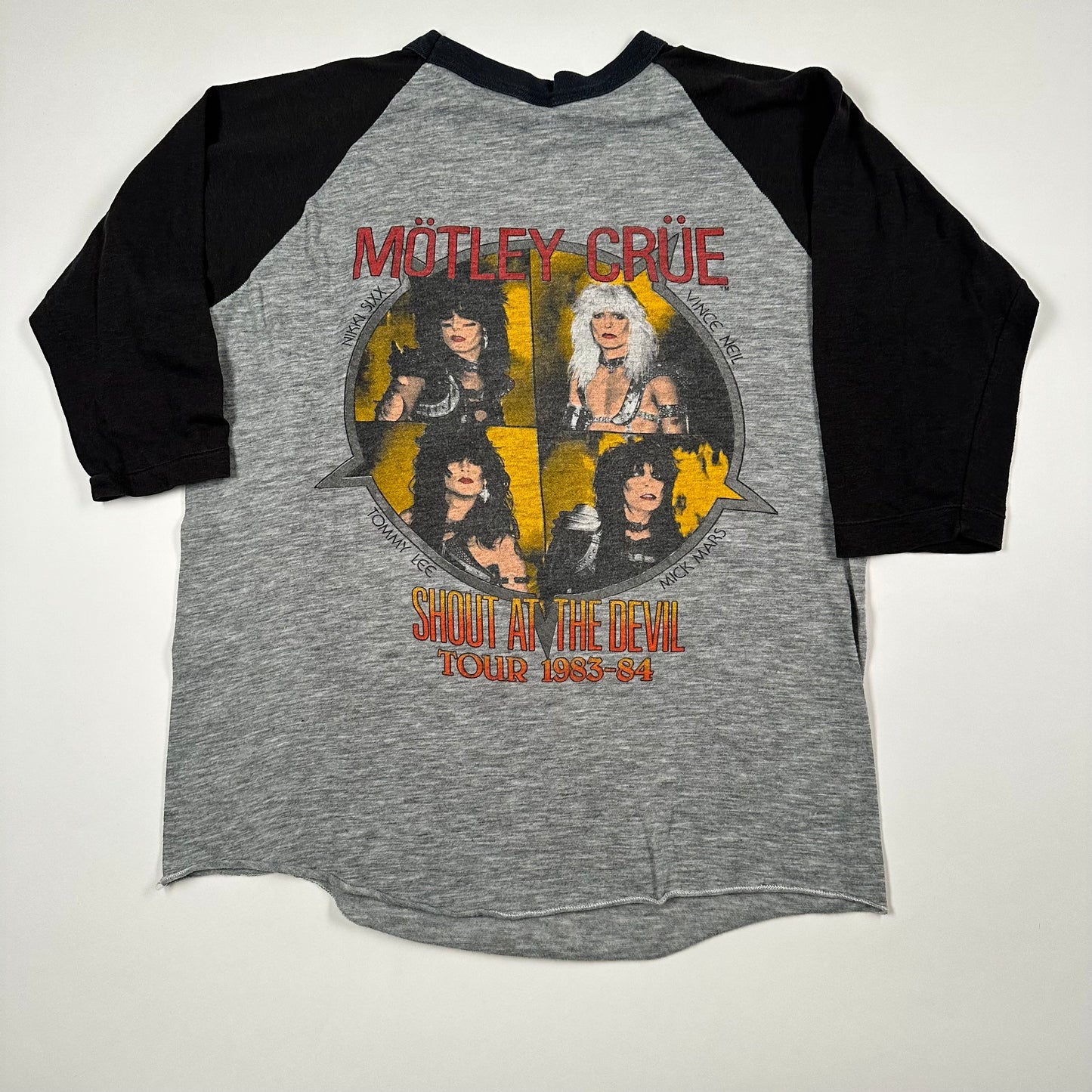 Vintage 1983 Motley Crue Shirt Large Shout At The Devil