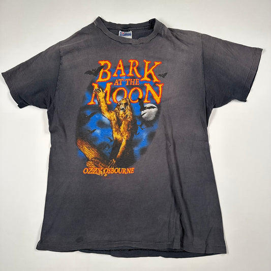 Vintage 80s Ozzy Osbourne Shirt XL Bark At The Moon