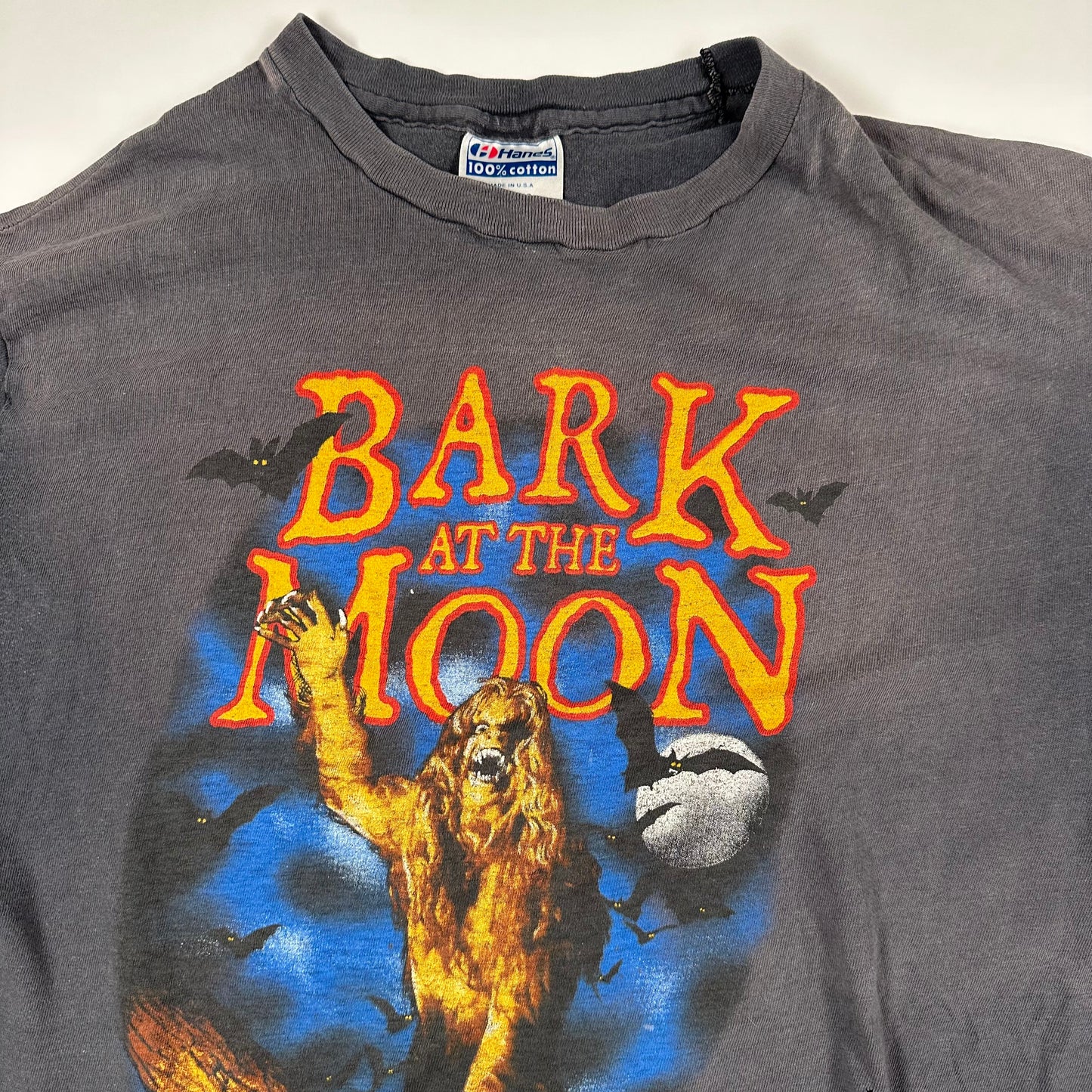 Vintage 80s Ozzy Osbourne Shirt XL Bark At The Moon