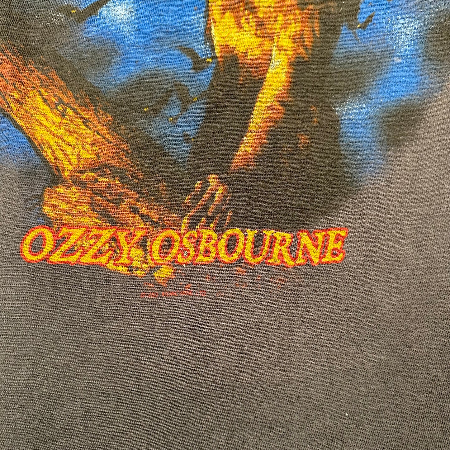 Vintage 80s Ozzy Osbourne Shirt XL Bark At The Moon