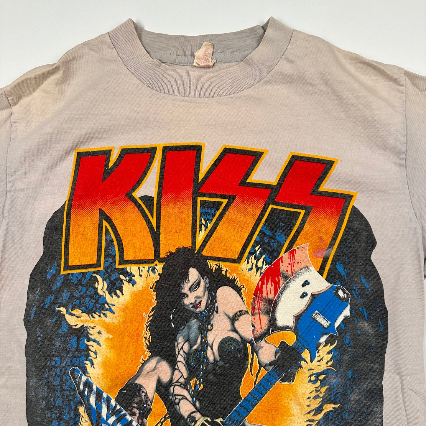 Vintage 1985 Kiss Long Sleeve Shirt Large Asylum