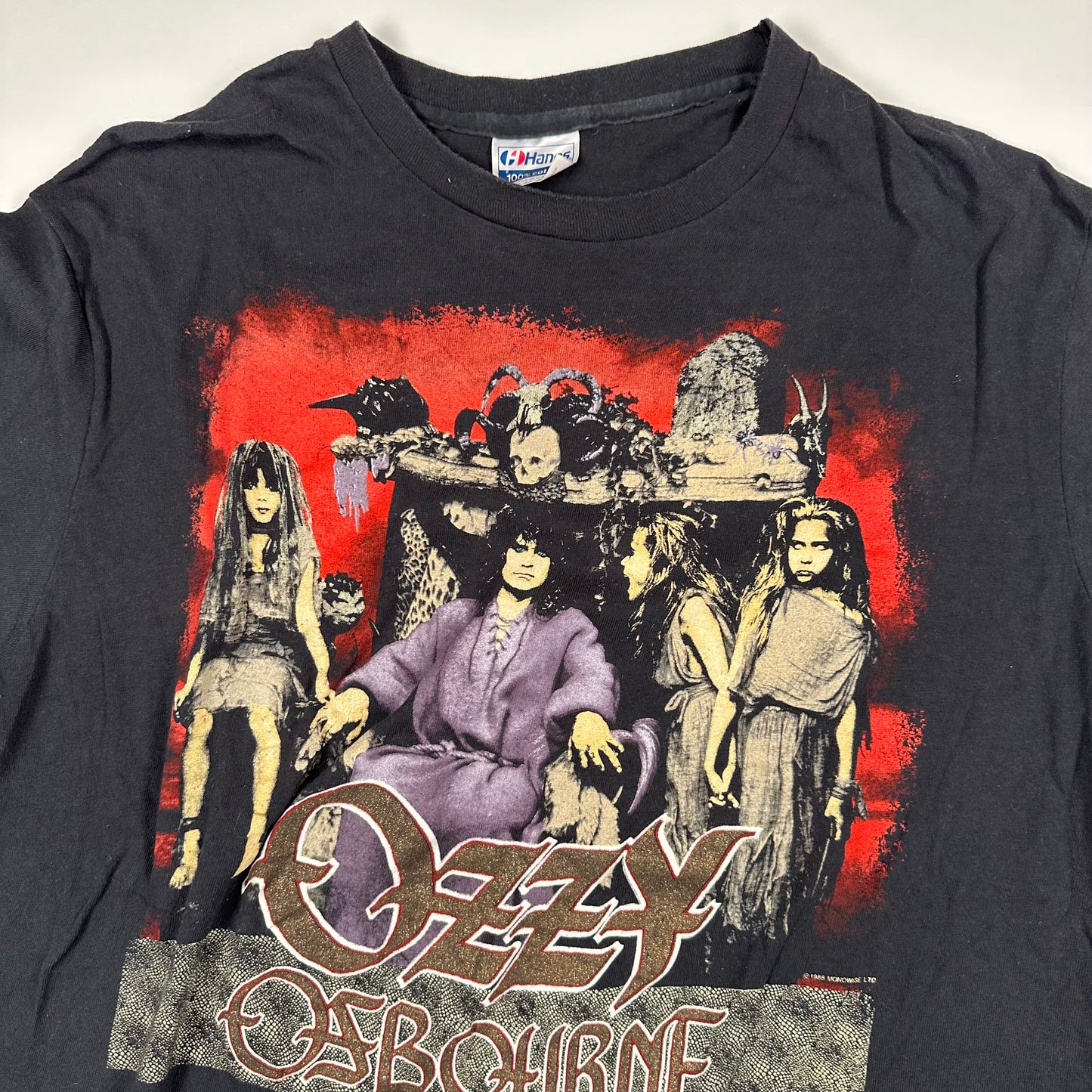 Vintage 1988 Ozzy Osbourne Shirt XL No Rest For The Wicked