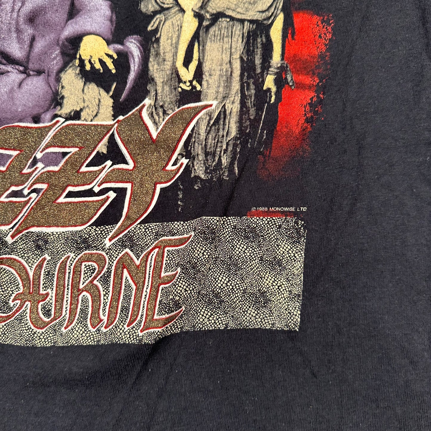 Vintage 1988 Ozzy Osbourne Shirt XL No Rest For The Wicked