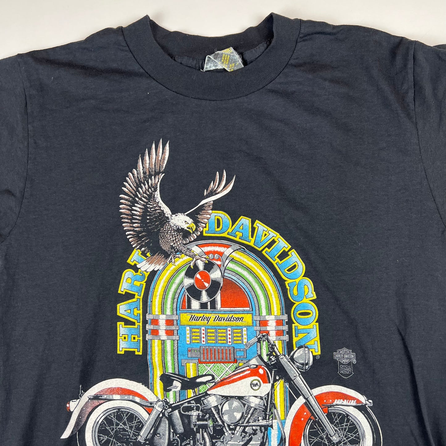 Vintage 80s Harley Davidson Shirt Large And Rock & Roll Forever