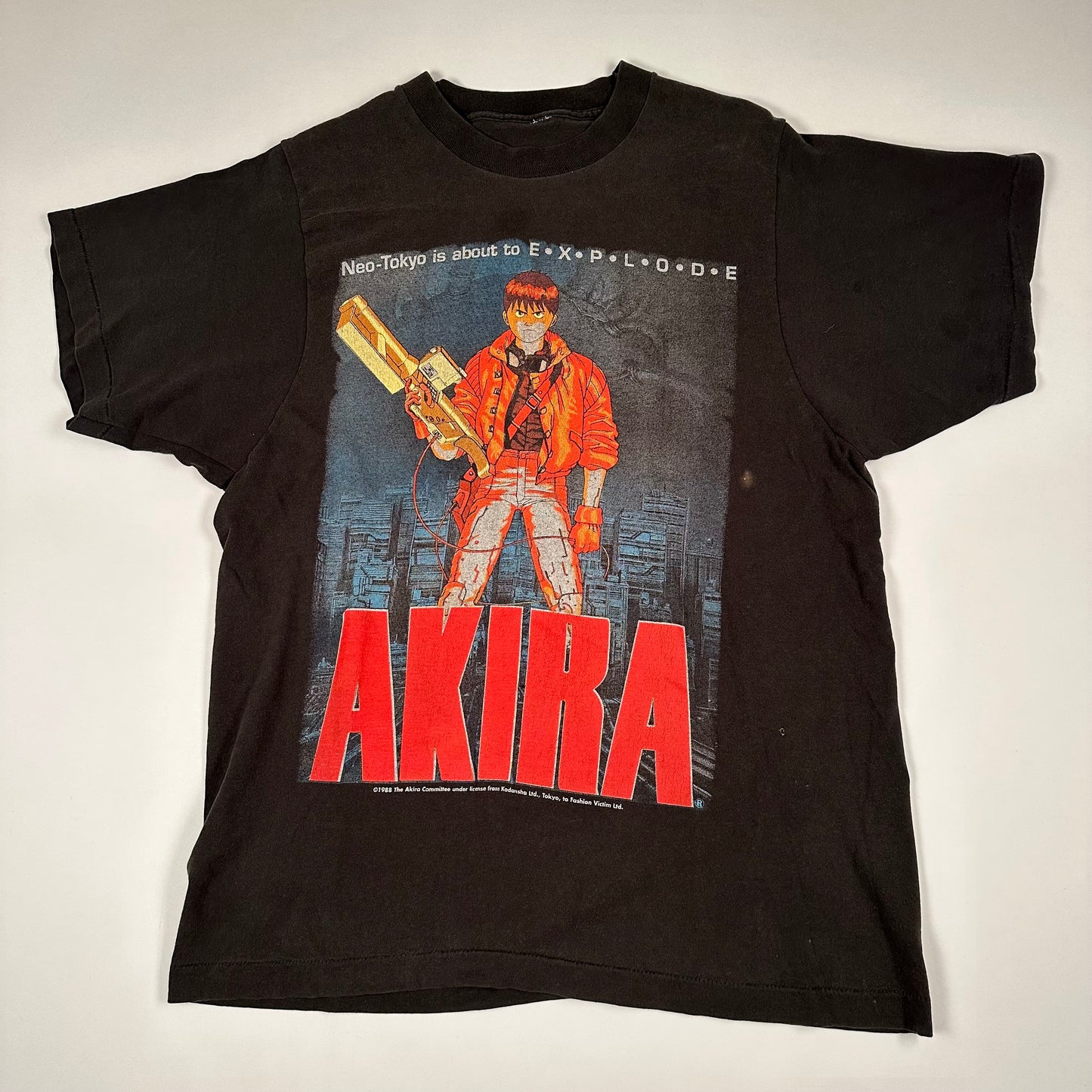 Vintage 1988 Akira Shirt Large Neo Tokyo