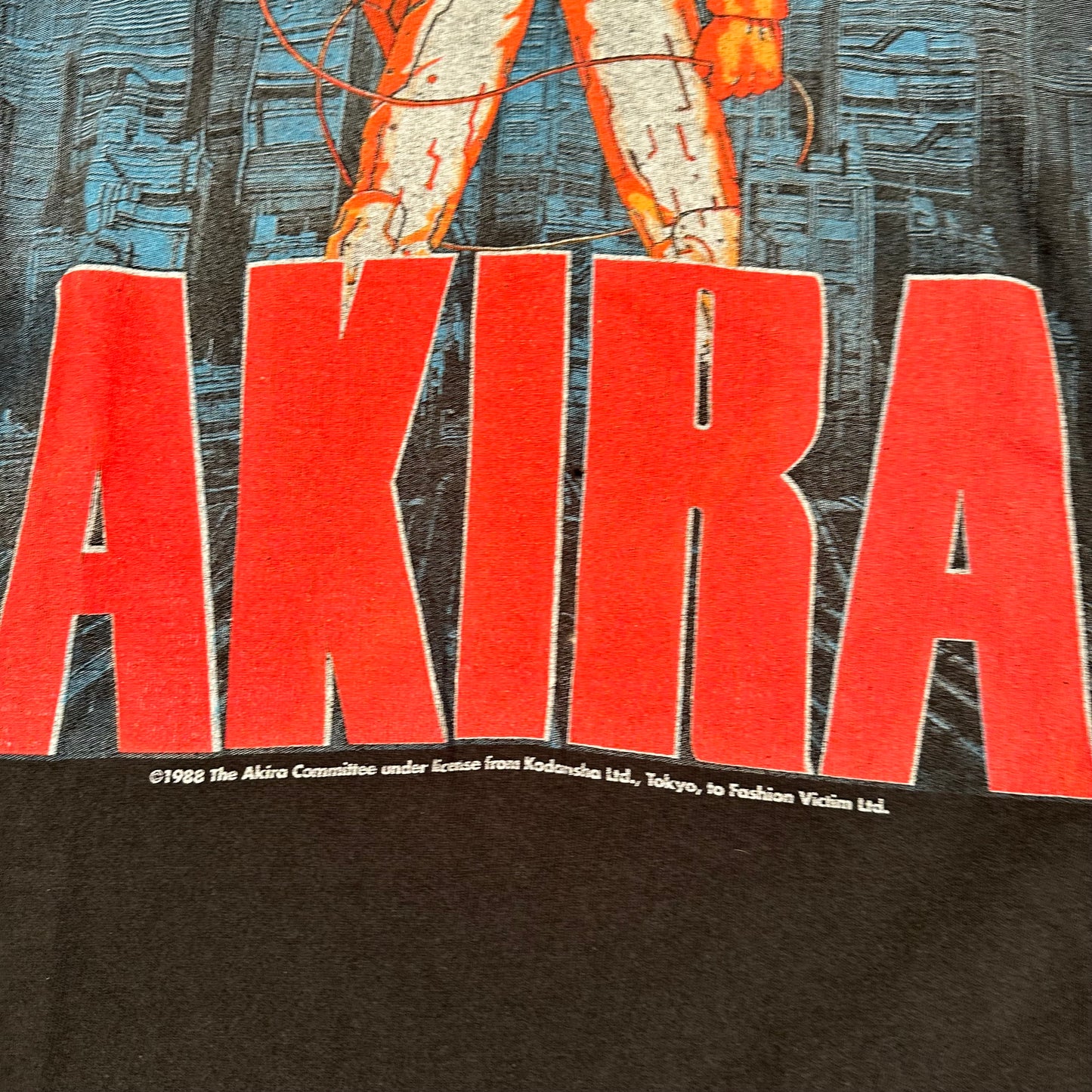 Vintage 1988 Akira Shirt Large Neo Tokyo