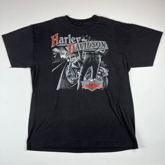 Vintage 1989 Harley Davidson Shirt XL 3D Emblem