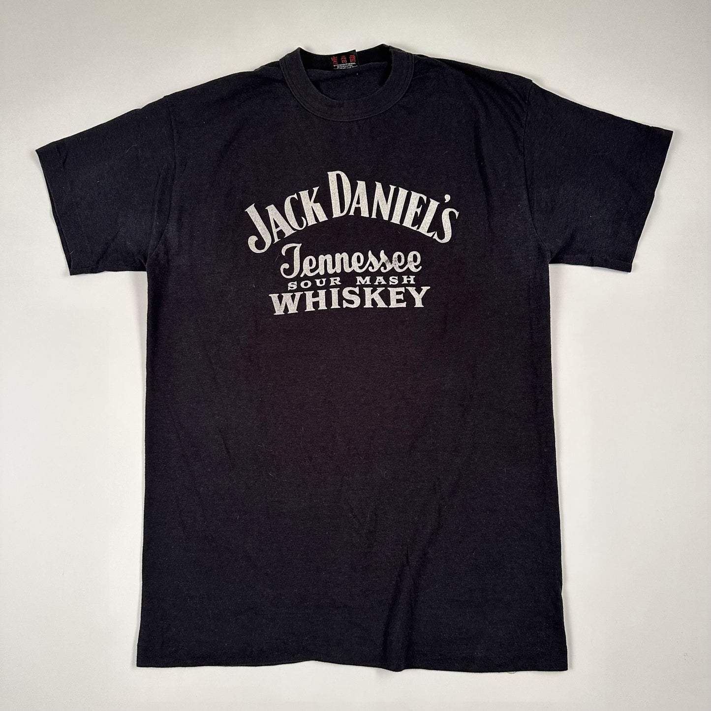 Vintage 80s Jack Daniels Shirt Large Tennessee Sour Mash Whiskey