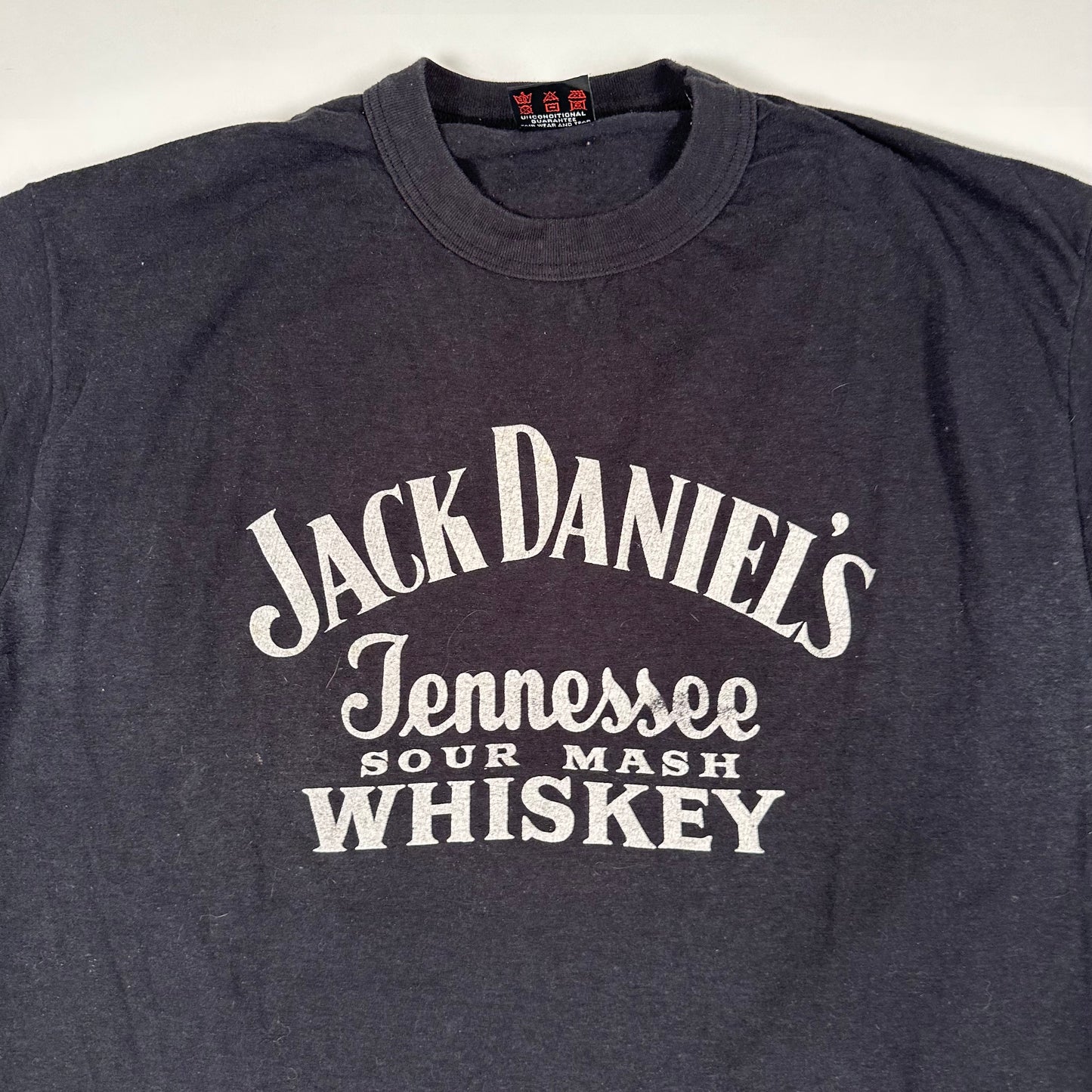 Vintage 80s Jack Daniels Shirt Large Tennessee Sour Mash Whiskey