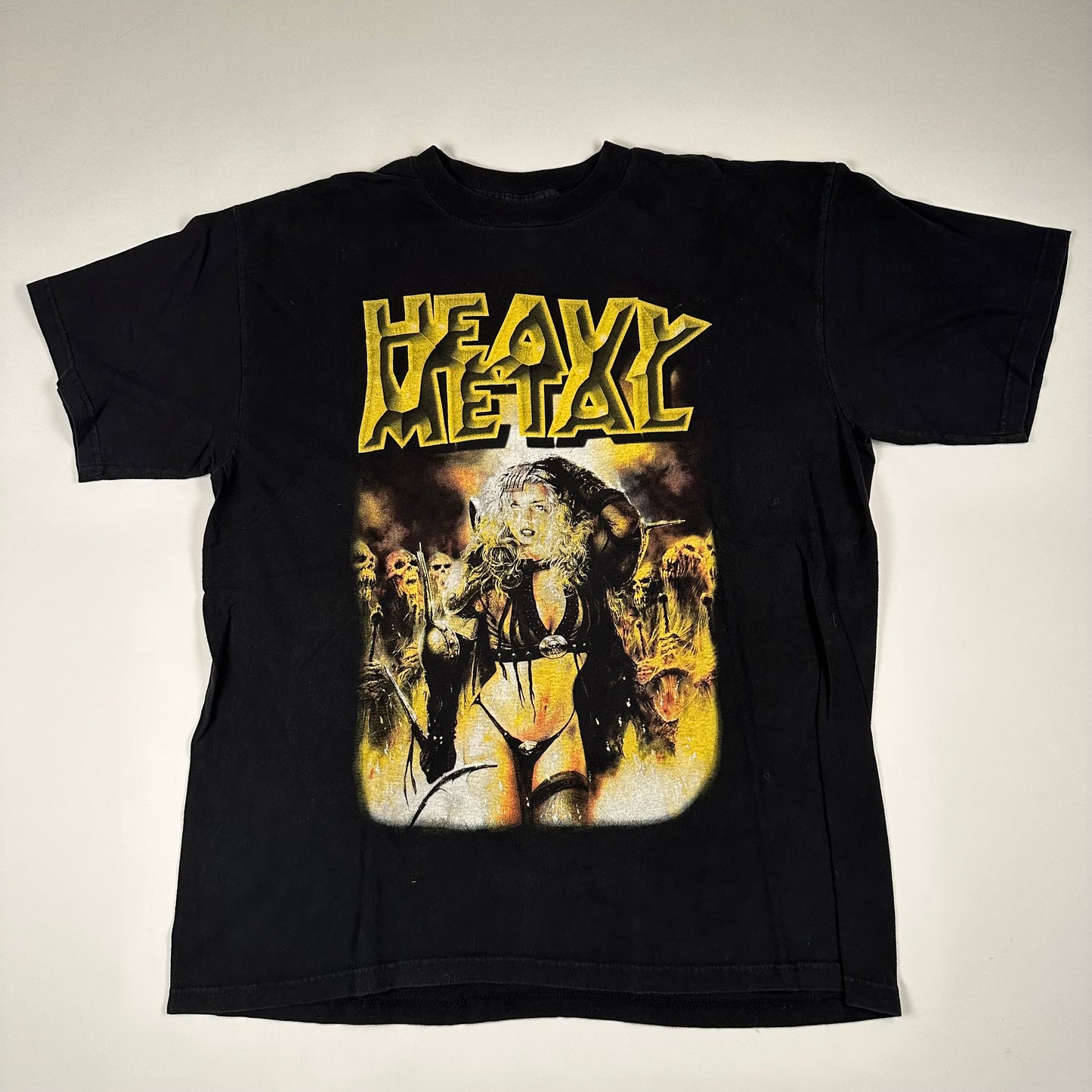 Vintage 90s Heavy Metal Shirt XL