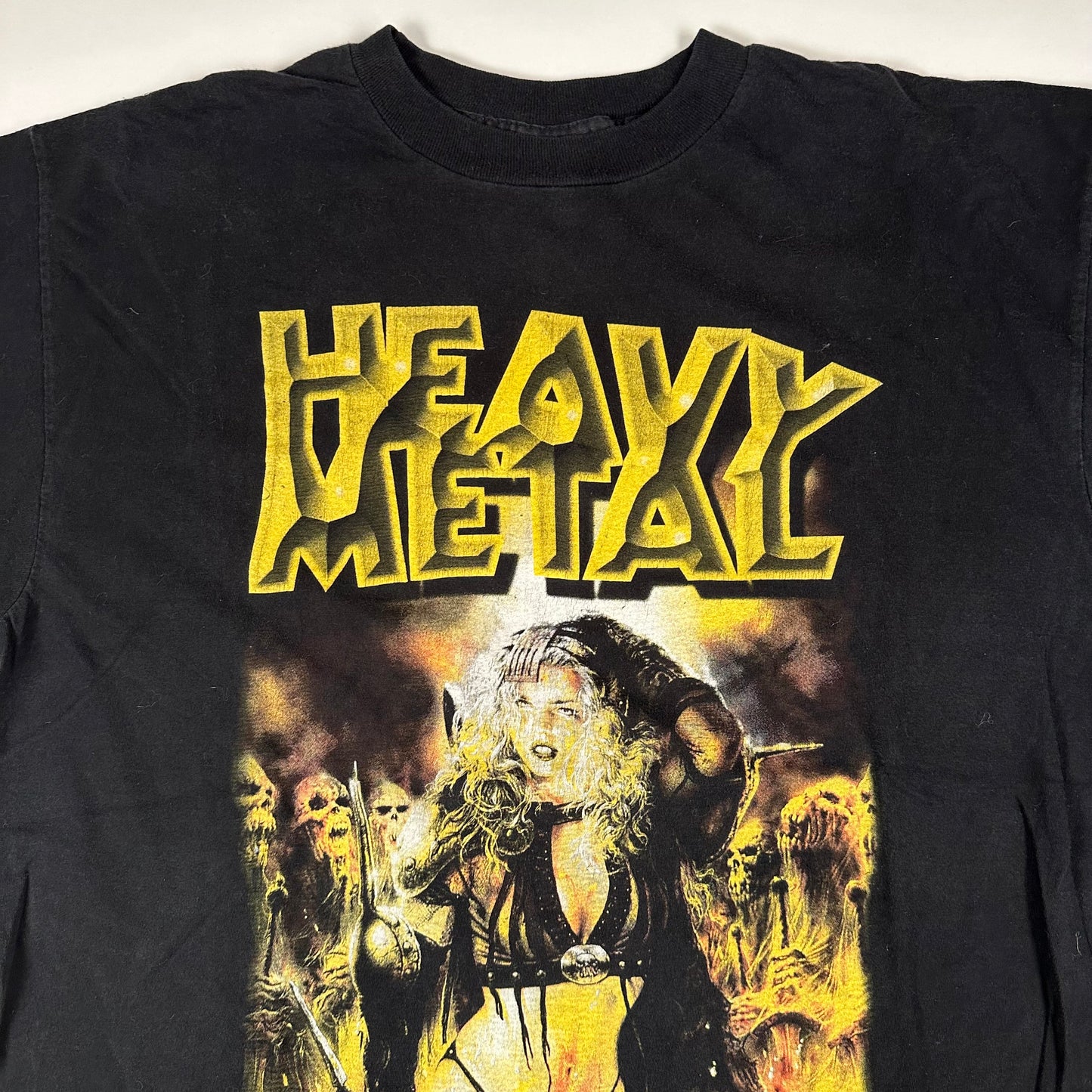 Vintage 90s Heavy Metal Shirt XL