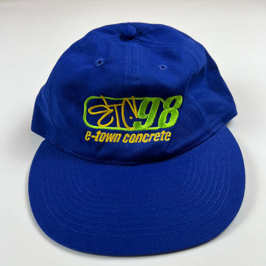 Vintage 1998 E-Town Concrete Hat