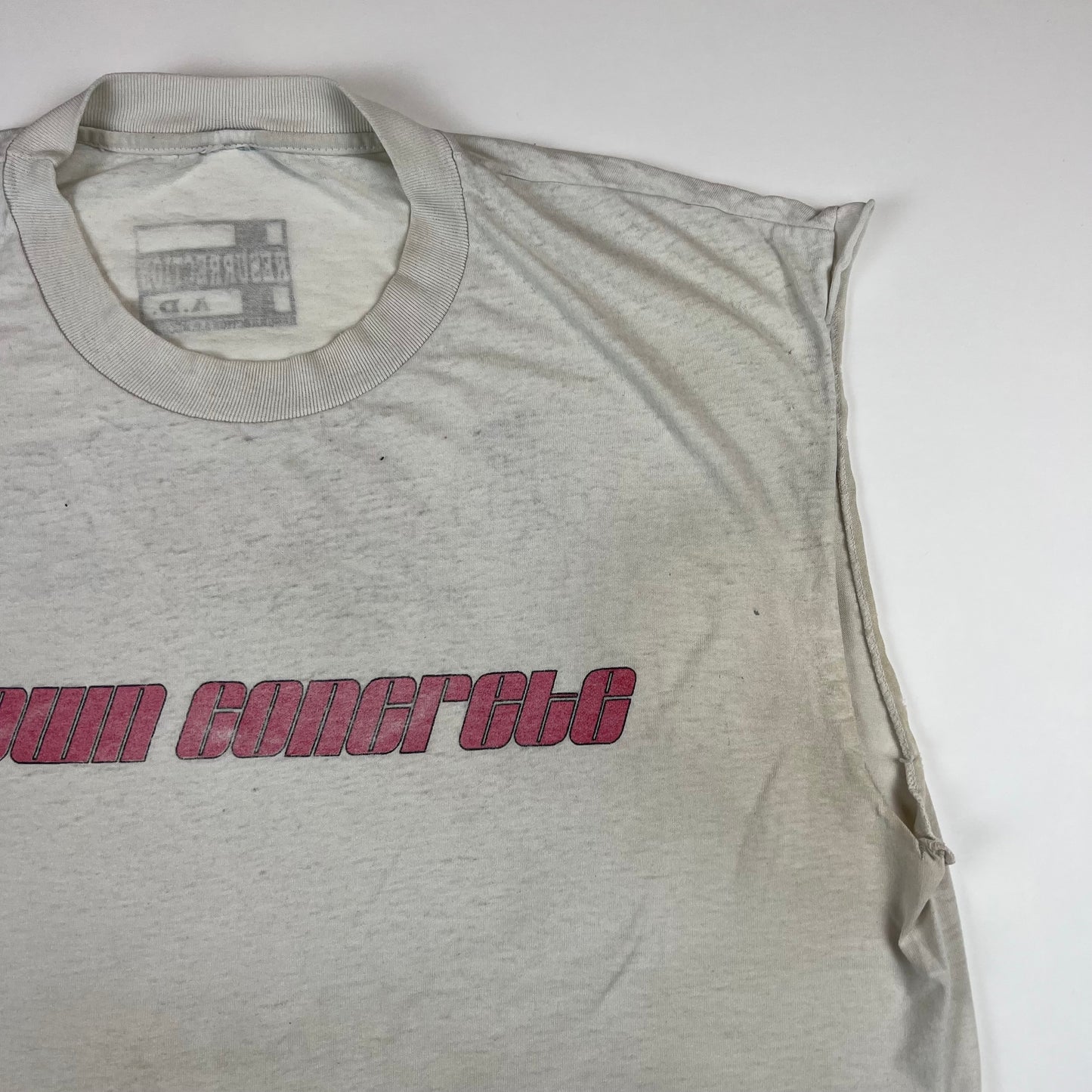 Vintage 90s E-Town Concrete Sleeveless Shirt Large All City Athletics