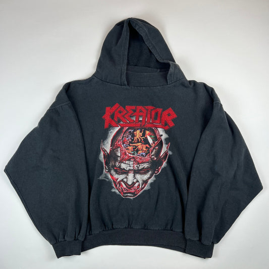 Vintage 1990 Kreator Sweatshirt Large Torture Over Europe