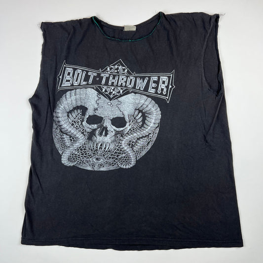 Vintage 90s Bolt Thrower Sleeveless Shirt Large