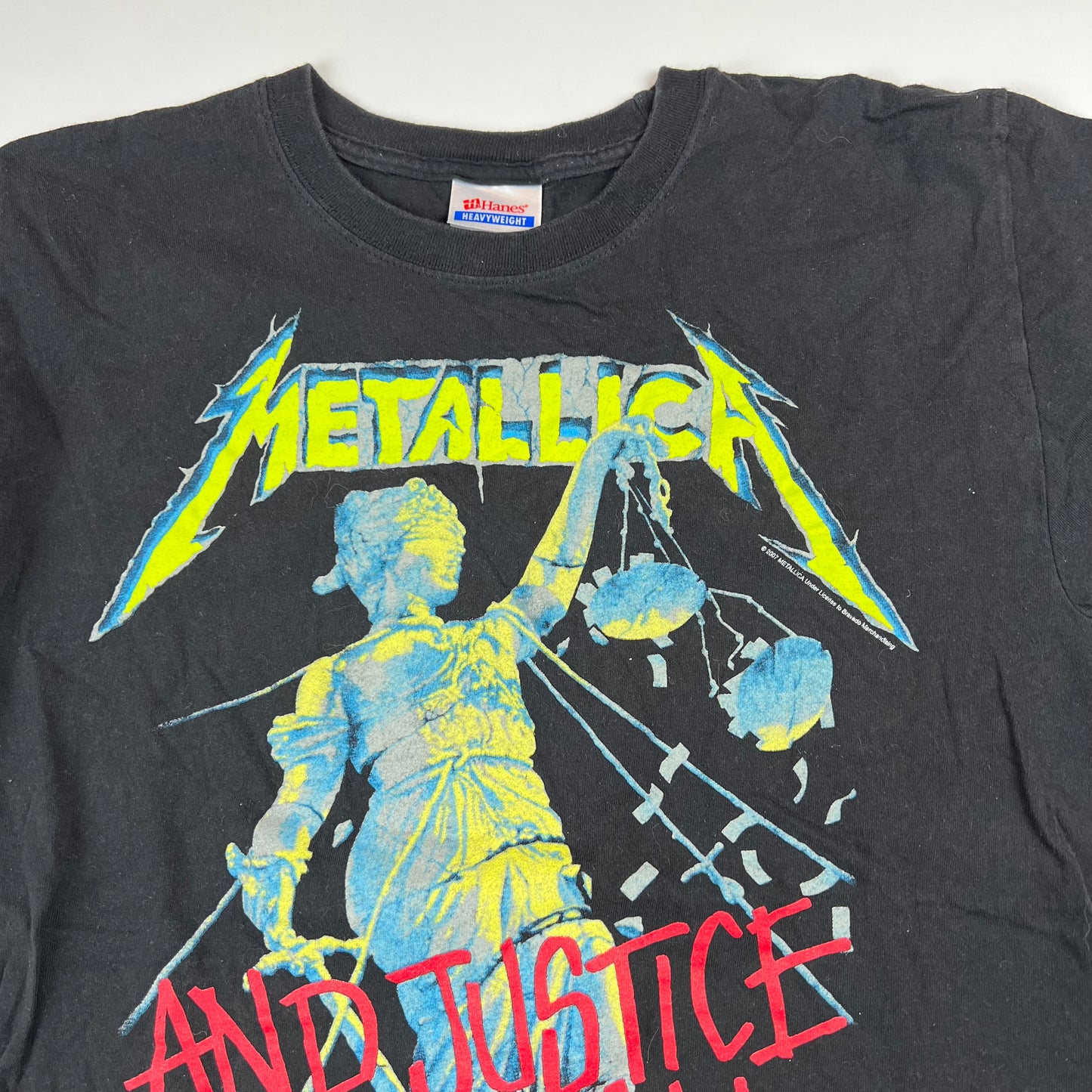 Vintage 2007 Metallica Shirt Medium ...And Justice For All