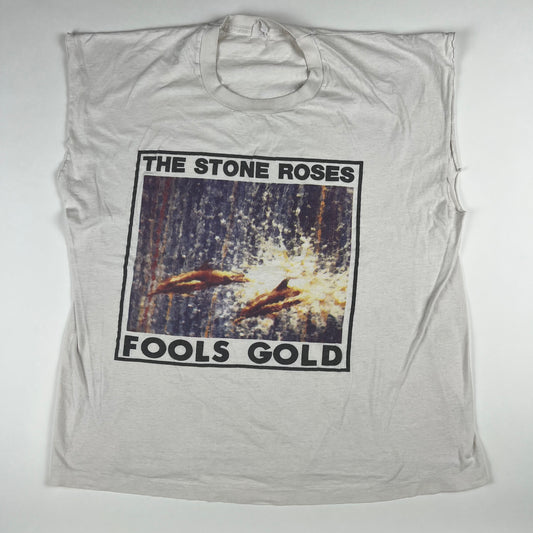 Vintage 1989 The Stone Roses Sleeveless Shirt XL Fools Gold