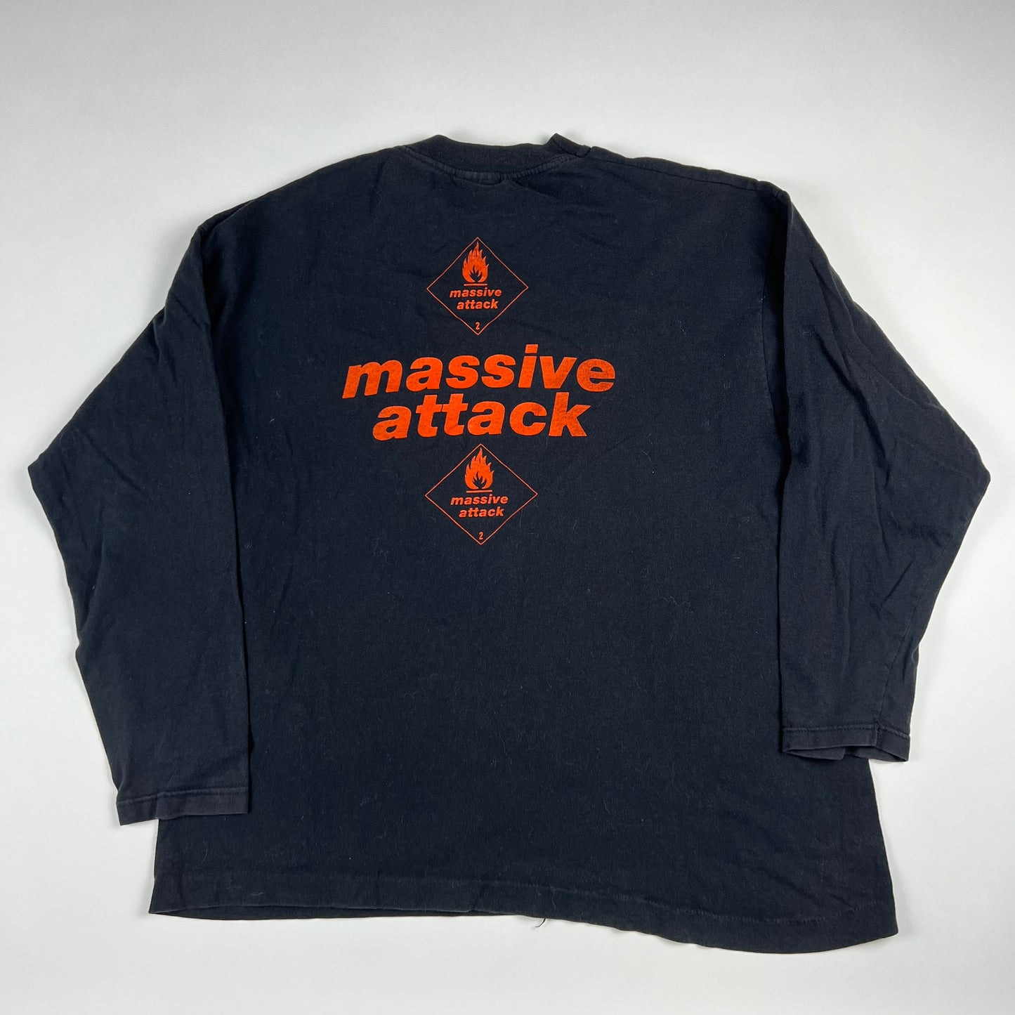 Vintage 90s Massive Attack Long Sleeve Shirt XL