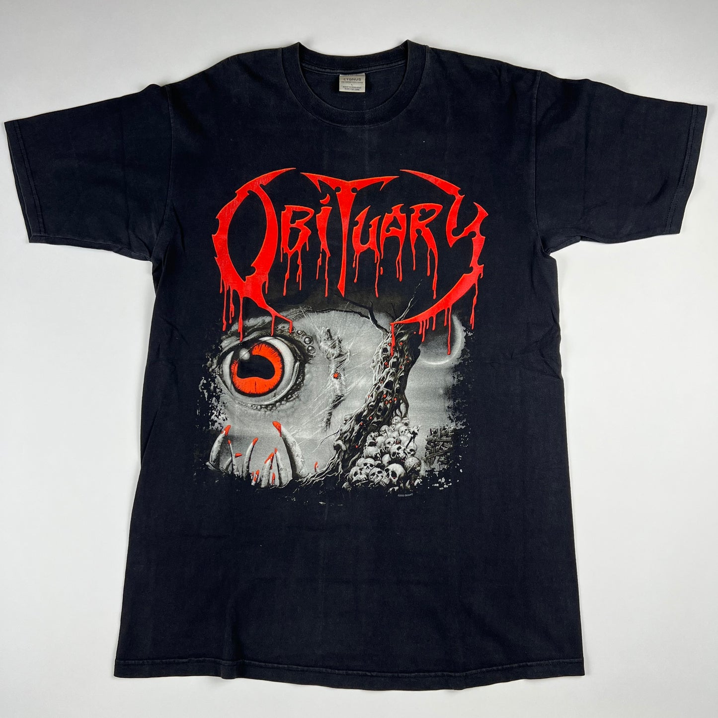 Vintage 2005 Obituary Shirt Large Cause Of Death