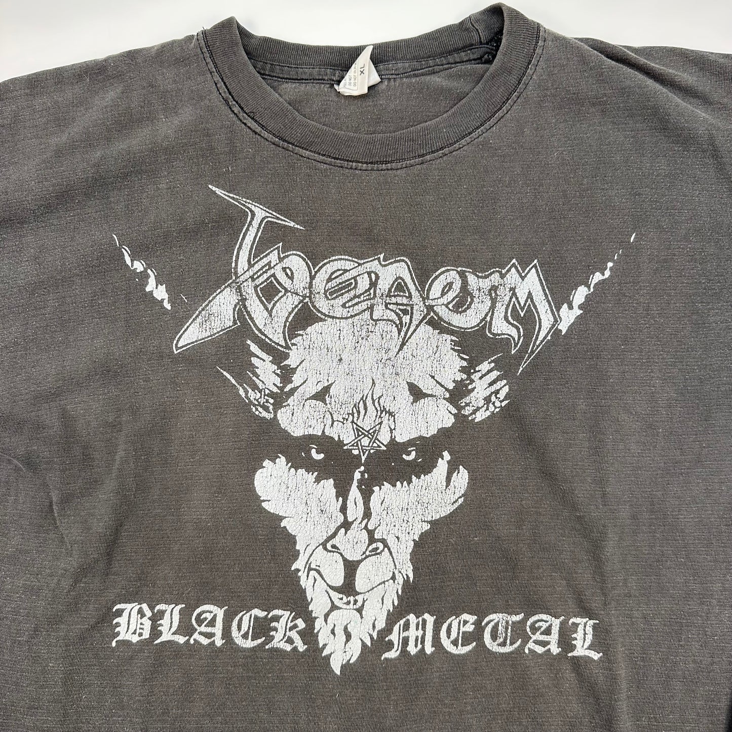 Vintage 1995 Venom Long Sleeve Shirt XL European Tour Black Metal