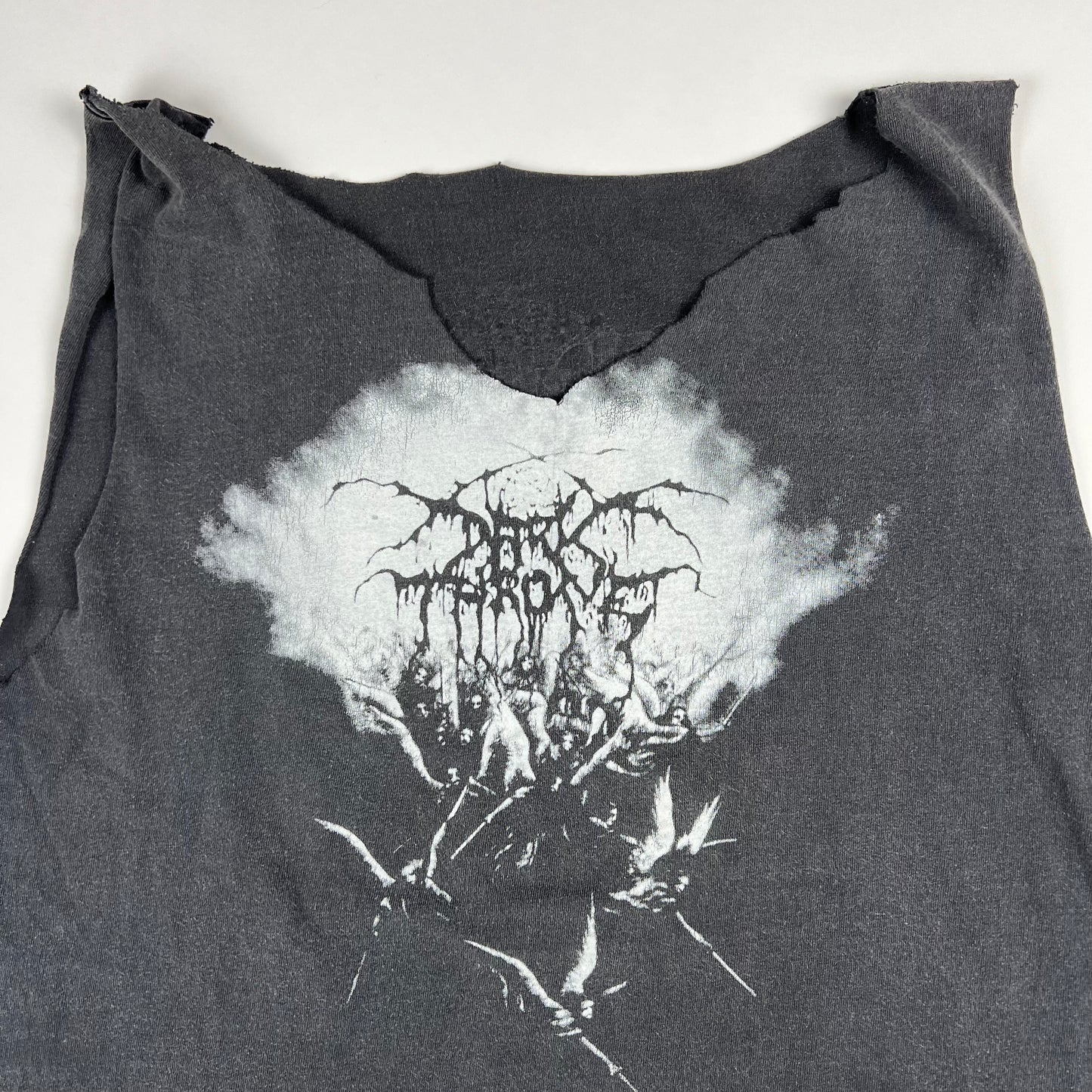 Vintage 90s Dark Throne Sleeveless Shirt Medium Sardonic Wrath