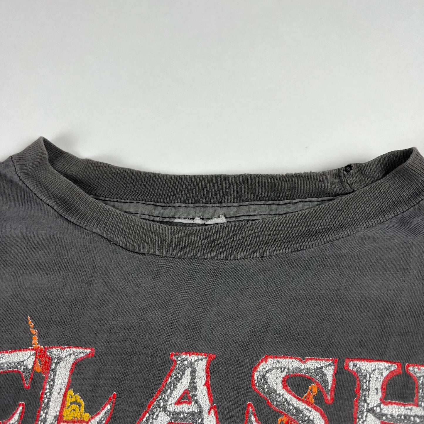 Vintage 1990 Clash Of The Titans Shirt Large Testament Slayer Megadeth Europe