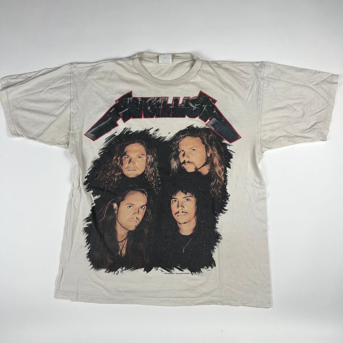 Vintage 1991 Metallica Shirt XL Stage Set Wherever I May Roam